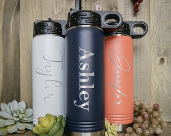 Custom water bottle,Water Bottle With Name, Personalized Water Bottle, Bridesmaid gift,Water Bottle Engraved,Water Bottle Custom,groomsman