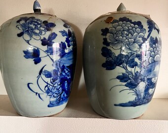 Pair of Antique Chinese Vases