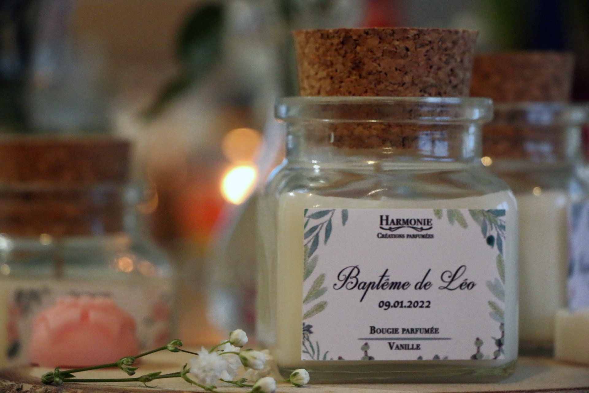 Bougies Personalisées Cadeaux Invités