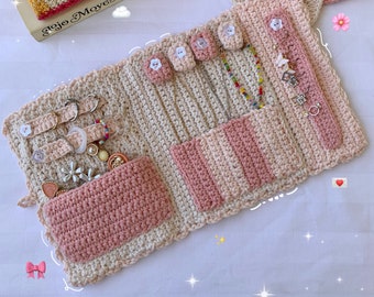 Lucetta Jewelry Case | Coquette Crochet Jewelry Case | PDF PATTERN ONLY