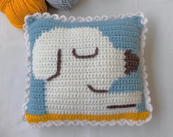 Sleeping Snoozy | Crochet Pillow Pattern | PDF PATTERN ONLY