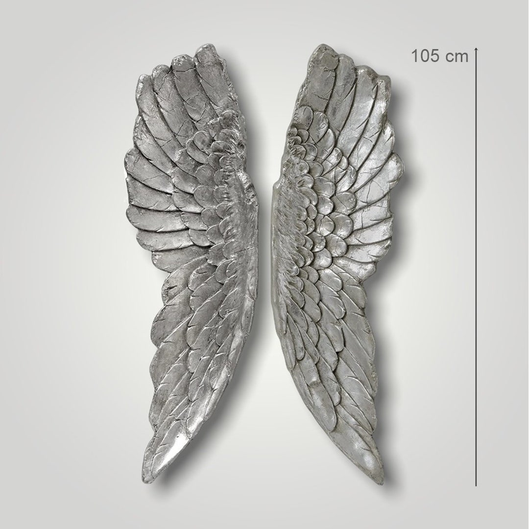 Wall Sculpture Wall Decor Angel Wings Giant Size Wall Etsy