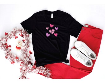 Valentines Day Shirt, Heart Shirt, Valentines Day Shirts For Women, Cute Heart T-shirt, Cute Valentine Shirt, Teachers Valentines Day Shirt