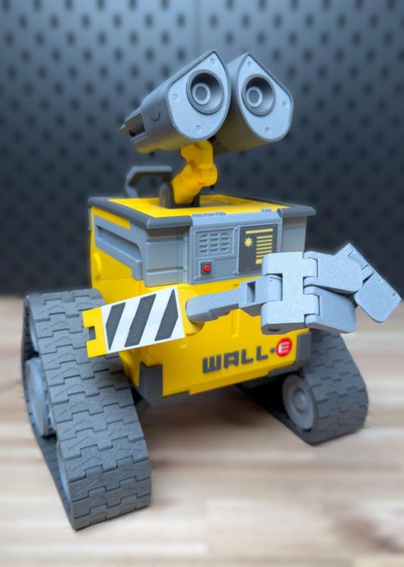 3D Printed WALL-E Figure with Moving Parts
