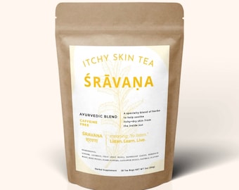 Té de hierbas para la picazón en la piel - Ayurvedic Blend