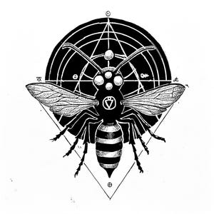Original ink drawing: “Alchemy I”