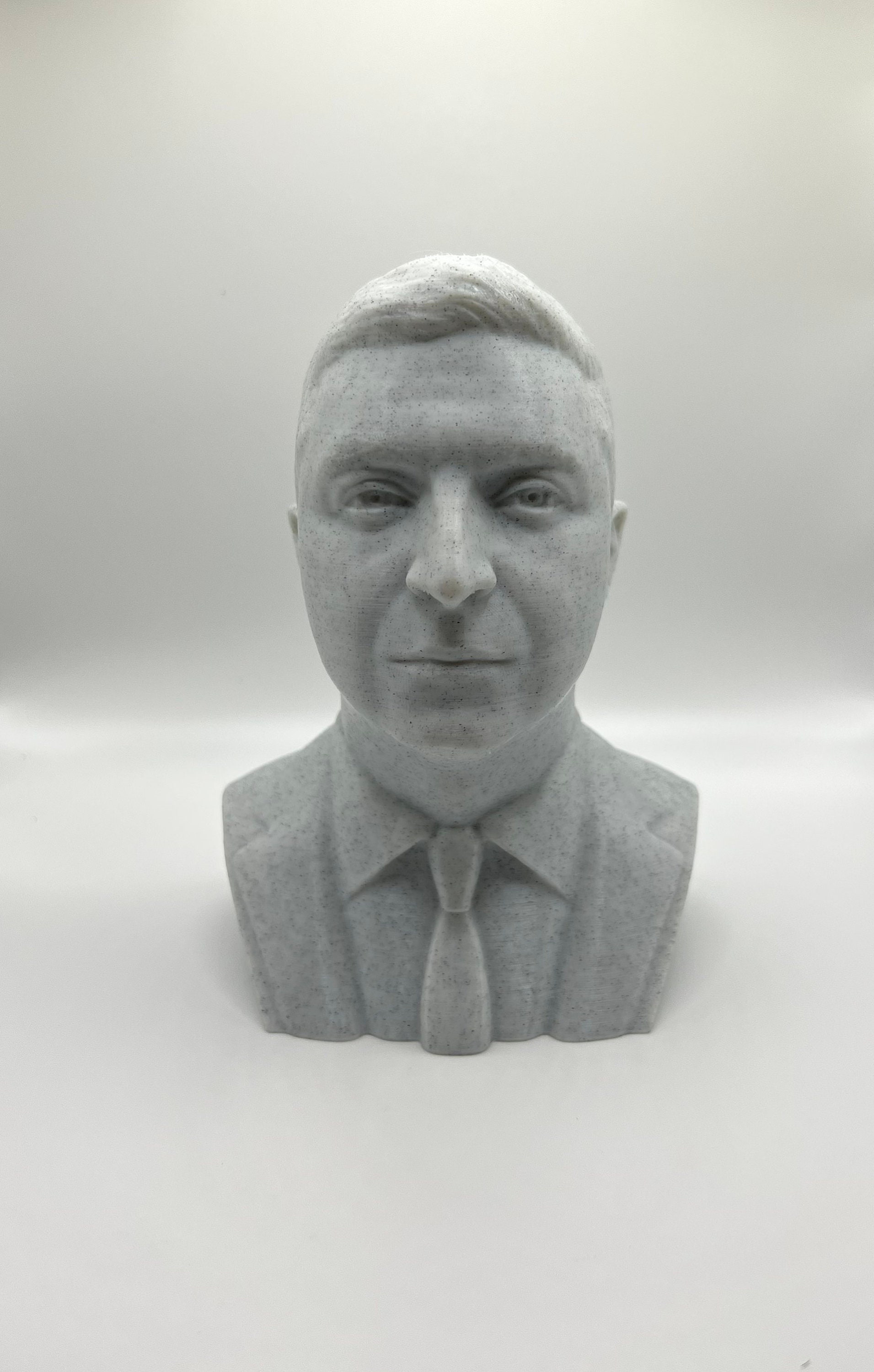 Ukrainian President Volodymyr Zelensky Stone Bust Statue Sculpture 15
