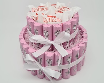 Yogurette Geschenk Pralinen Torte Raffaello Pralinentorte