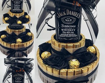 Jack Daniels Geschenk Geburtstag Merci Pralinentorte Individuelle Geschenkidee