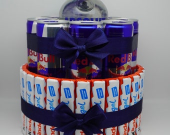 Absolut RedBull Geschenk Pralinentorte Individuelle Geschenkidee