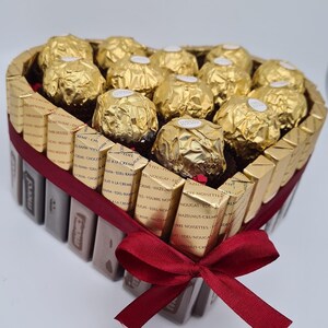 Merci Geschenk Geburtstag Pralinentorte Individuelle Geschenkidee Ferrero Rocher Bild 3