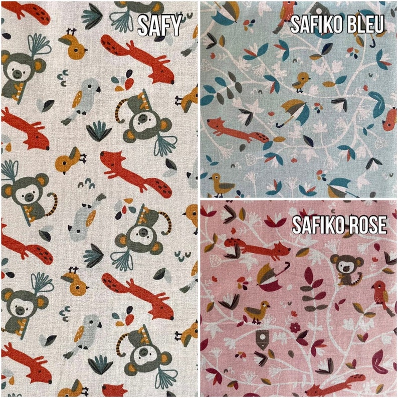 100% Cotton Oeko-Tex Fabric / Animals / Jungle / Savanna image 9