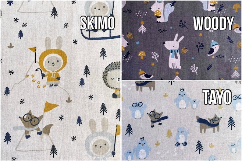 100% Cotton Oeko-Tex Fabric / Animals / Jungle / Savanna image 5