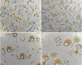 100% Cotton Oeko-Tex Fabric / Animals / Monkey