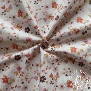 100% Cotton Oeko-Tex Fabric / Yzoa / Flower / Liberty image 1