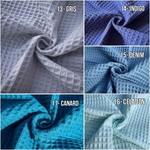 Honeycomb / 100% Oeko-Tex fabric / Many colors to choose from image 6