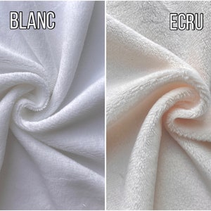 Minky Plain / Oeko-Tex fabric / Many colors available image 4