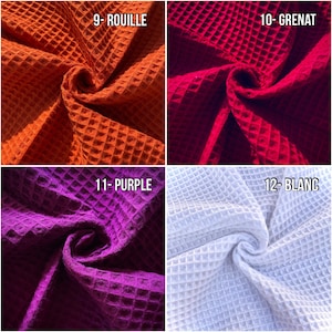 Honeycomb / 100% Oeko-Tex fabric / Many colors to choose from image 3