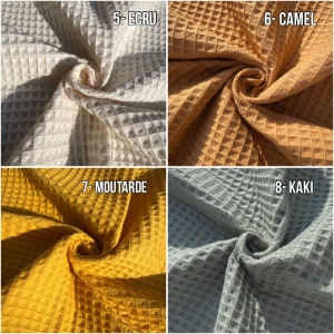 Honeycomb / 100% Oeko-Tex fabric / Many colors to choose from image 4