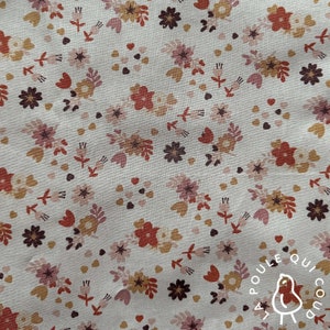 100% Cotton Oeko-Tex Fabric / Yzoa / Flower / Liberty image 3