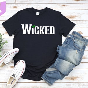 Wicked Logo Inspired T-Shirt, Wicked Shirt, Wicked: The Musical Shirt, Customizable