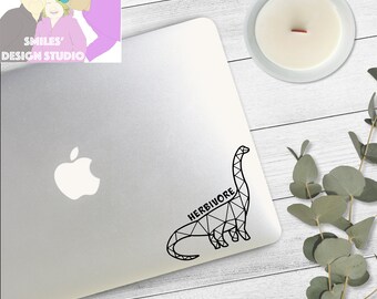 Dinosaur Herbivore Decal, Herbivore Decal, Dinosaur Decal, Dinosaur Car Decal, Dinosaur Laptop Decal, Herbivore Car Decal, Herbivore Laptop