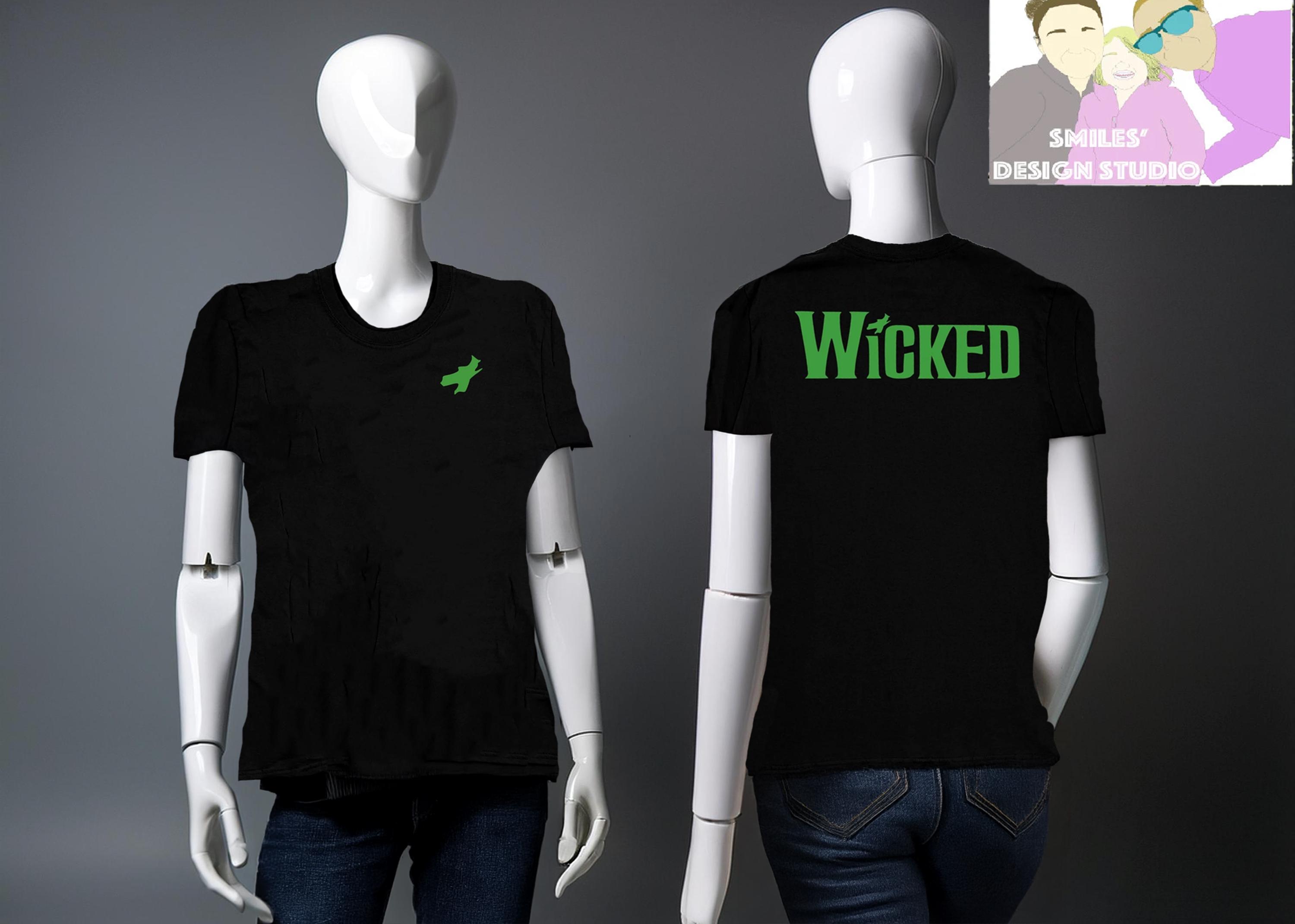 Seven Times Six Wicked Men's Movie Glittery Wicked Logo