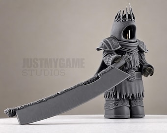 The Seated Giant | Dark Fantasy Giant Custom Minifig Figure | 3D Printed Resin