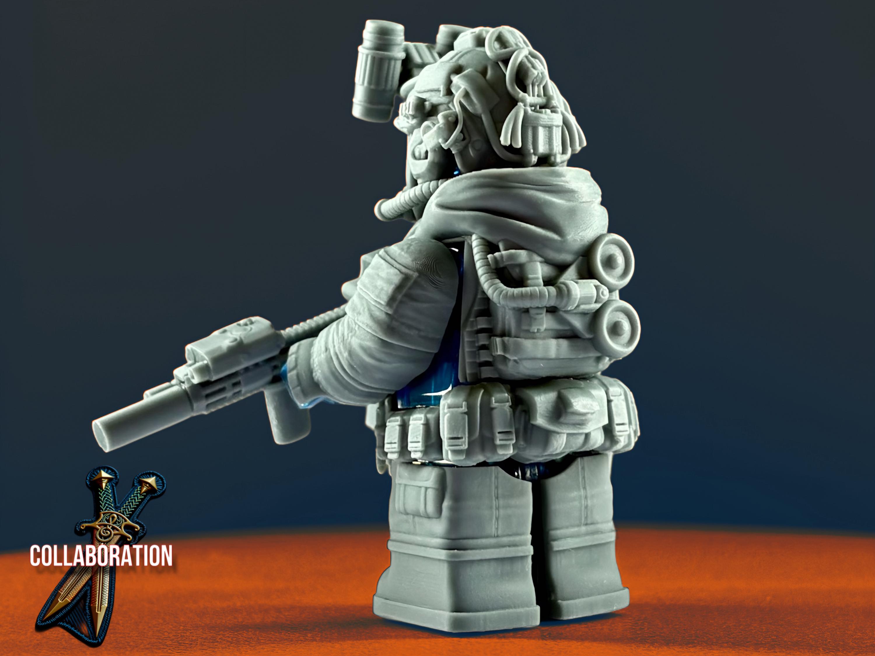 CHERNOBYL MERCENARY |> Fits All Minifigures | Studio Quality Display ...