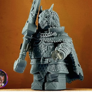 HOWLING BLUE MOON |&gt; Fits All Minifigures | Complete Collectible Armour Set | Premium 8K Build | Building Blocks Compatible