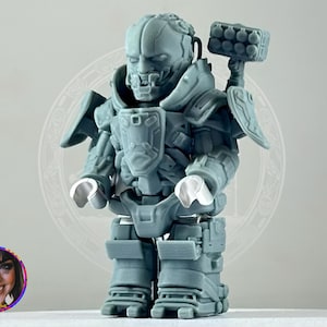 CYBERNETIC PSYCHOPATH - Compatible With All Minifigures - Custom Building Blocks Armor Accessory - Premium Quality Studio Design