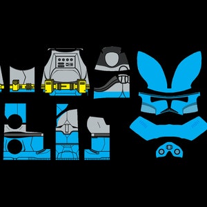 Classic Vengeance Trooper |&gt; Complete Digital File Decal Download | Waterslide Decal Transfer File | Building Block Decals | COMMERCIAL USE