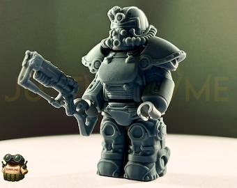 THE VEGAS WASTELANDS: Post-Apoc Custom Minifigure Compatible Armor Set, Printed Building Block Toys