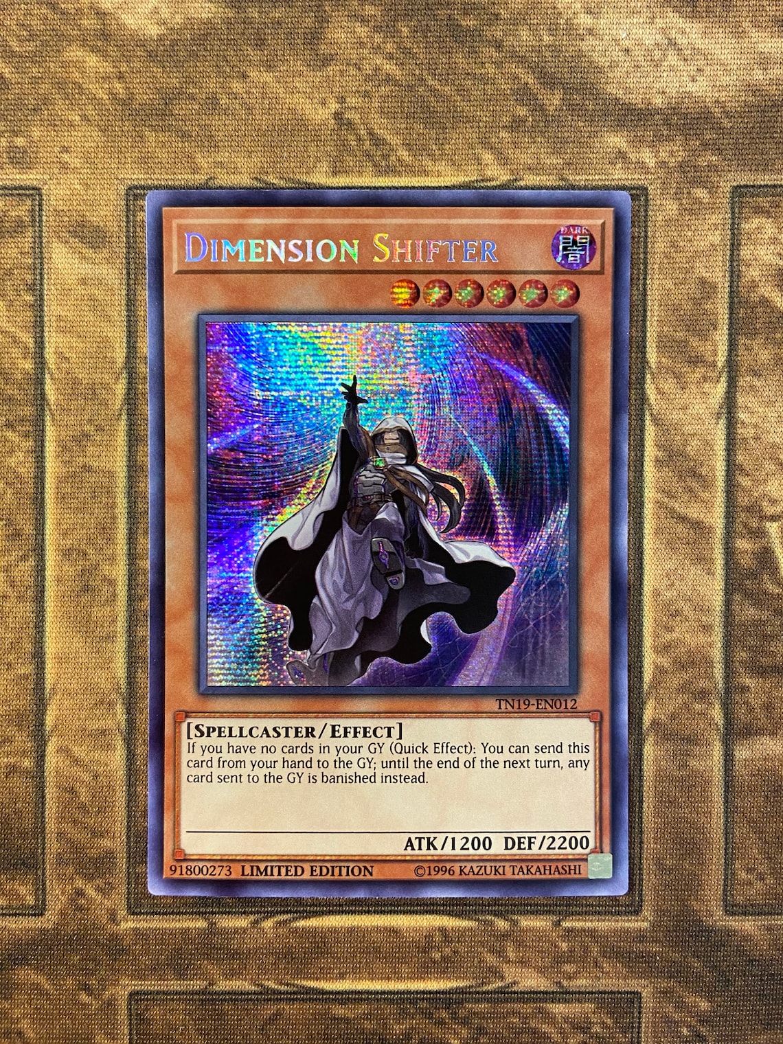 Dimension Shifter Yugioh ® limited Ed. TN19EN012 Etsy