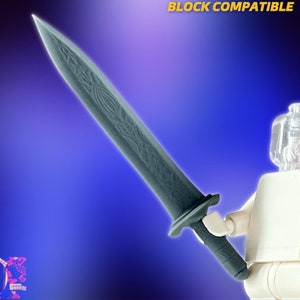 Sheathed Moonlight |&gt; Fits All Minifigures | Collectible Display Accessory | Premium 8K Build | Building Blocks Compatible