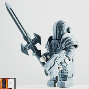 London Templar: Benutzerdefinierte Minifigur Kompatibles Rüstungs-Set - Building Blocks Accessory