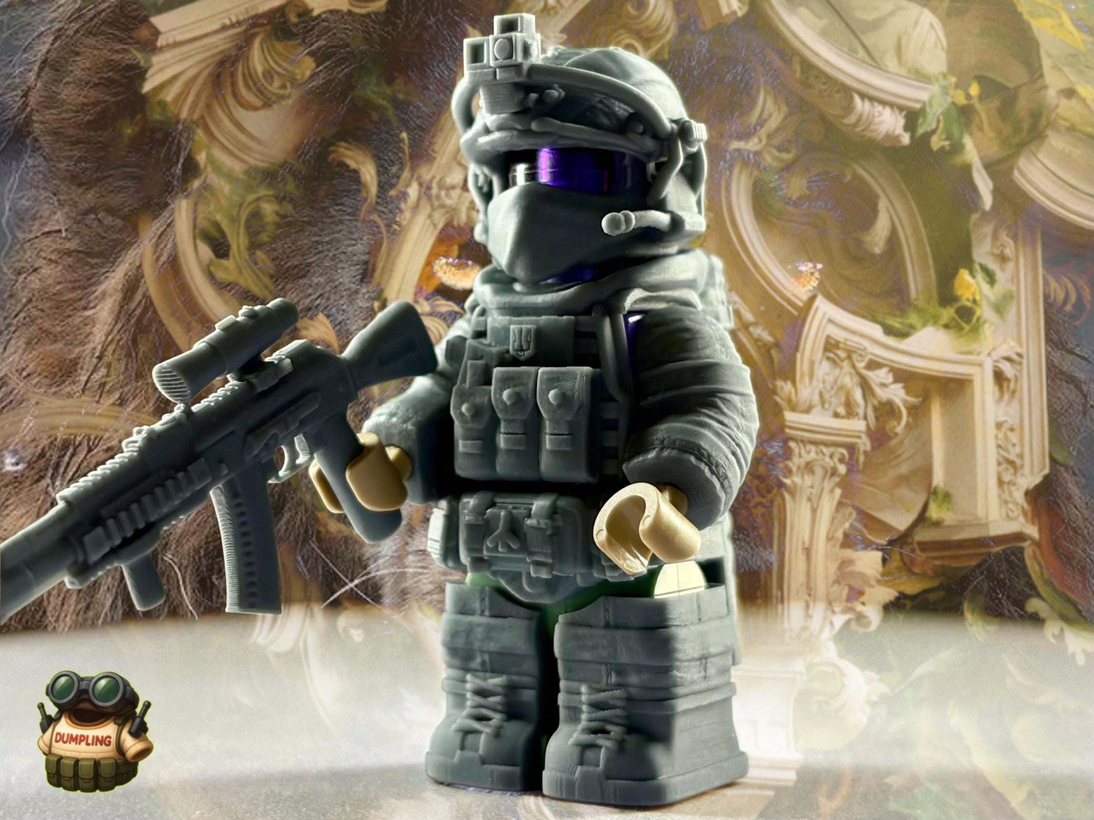 Ukrainian Infantry Soldier, Military Action Custom Construction