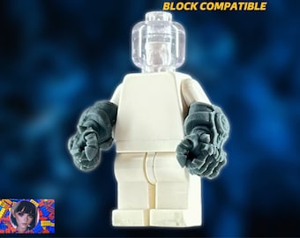 Fists of God (SET) |> Fits All Minifigures | Collectible Display Accessory | Premium 8K Build | Building Blocks Compatible