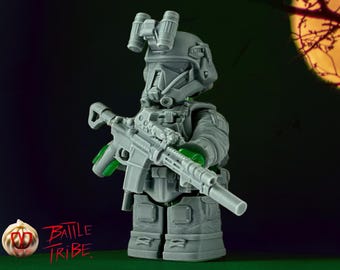 FACTA NON VERBA |&gt; Fits All Minifigures | Complete Collectible Display Armour Set | Custom | Building Blocks Compatible #BattleTribe