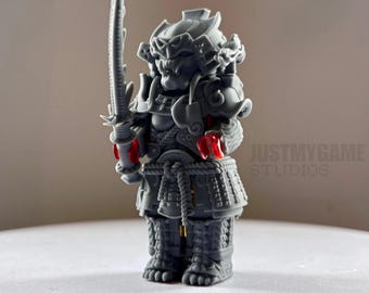 Samurai Alien Hunter Resin Minifig Kit | Sci-Fi Honour Warrior Armor