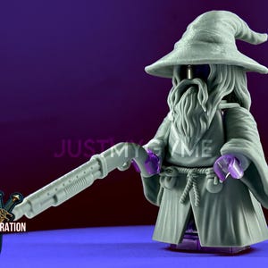 WARCRIME WIZARD |&gt; Fits All Minifigures | Studio Quality Custom Fantasy Miniature | Custom | Building Blocks Compatible | ThreatLlama X JMG