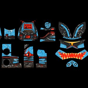 Shadow Trooper |&gt; Complete Digital File Decal Download | Waterslide Decal Transfer File | Building Block Decals | COMMERCIAL USE