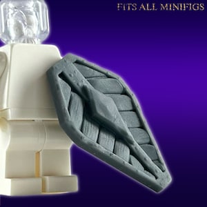 Town Guard Shield |&gt; Fits All Minifigures | Building Block Compatible Armour Accessory | Premium 8K Build