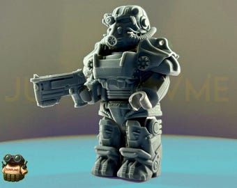 MY BROTHERHOOD: Post-Apoc Custom Minifigure Compatible Armor Set, Printed Building Block Toys