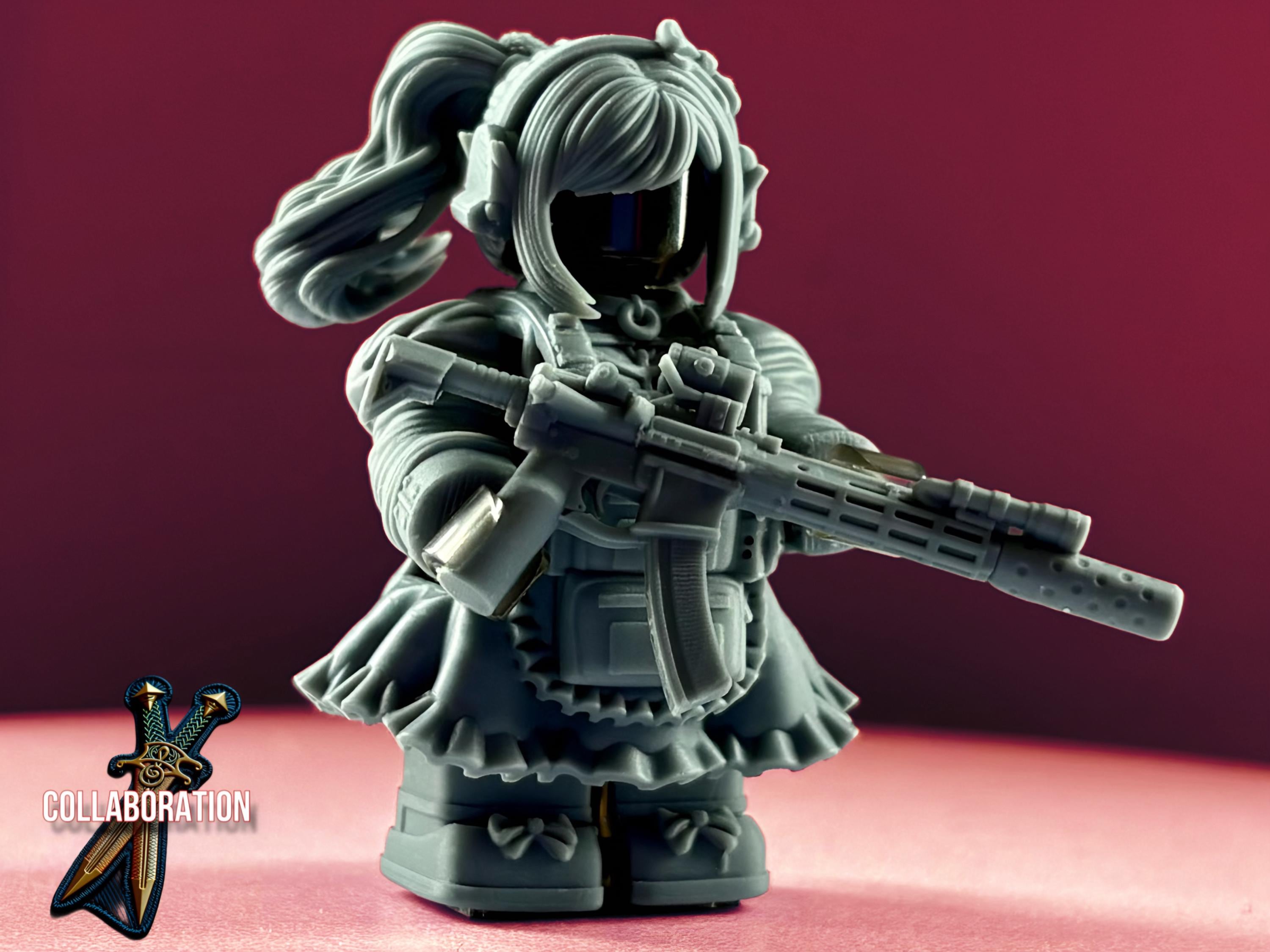 Tacticute Deviantart TACTICUTE MARCELINE |> Fits All Minifigures | Studio Quality Display ...
