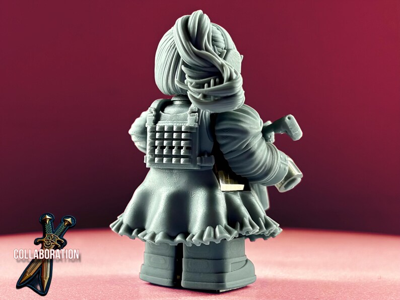 Tacticute Deviantart TACTICUTE MARCELINE |> Fits All Minifigures | Studio Quality Display ...