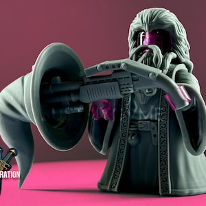 WARLOCK & LOADED |&gt; Fits All Minifigures | Studio Quality Custom Fantasy Miniature | Custom | Building Blocks Compatible | ThreatLlama X JMG
