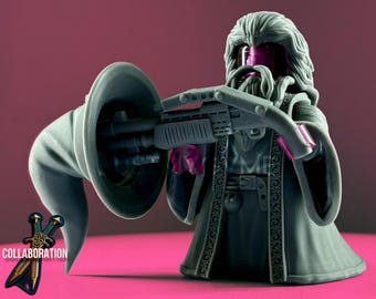 WARLOCK & LOADED |&gt; Fits All Minifigures | Studio Quality Custom Fantasy Miniature | Custom | Building Blocks Compatible | ThreatLlama X JMG