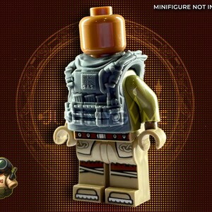 Direct Action SAS Plate Carrier for Construction Toy Army Figures - Handcrafted Military Gear - Tabletop Collector Toy Figurine Gear