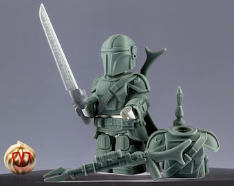 WARM, OR COLD. |> Fits All Minifigures | Building Blocks Compatible Armor Set | Handcrafted Premium Artwork | Tabletop Paintable Display